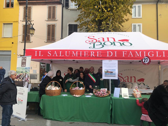 San Bono took part in the “I Sapori del Borgo” event and won again this year